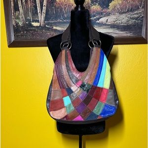 Wilson’s Leather Vintage Patchwork Purse